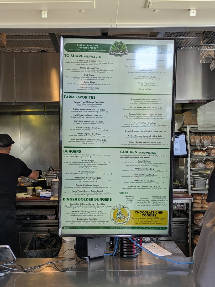 Joe's Farm Grill Menu - Image 6